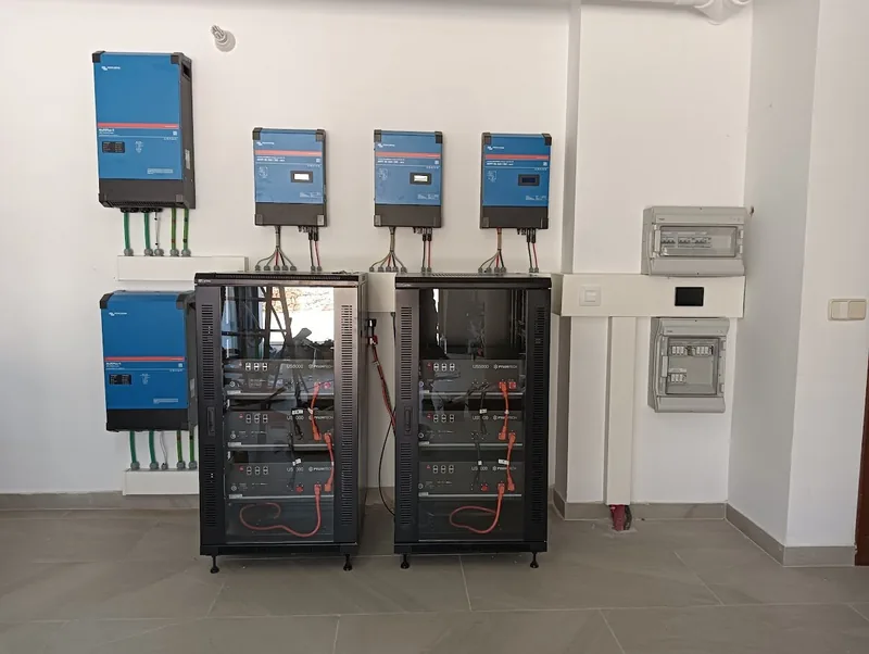 Instalación fotovoltaica aislada con baterías Victron